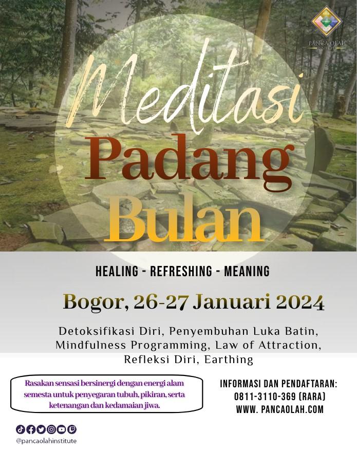 Pamflet Meditasi Padang Bulan 2024 - Bogor