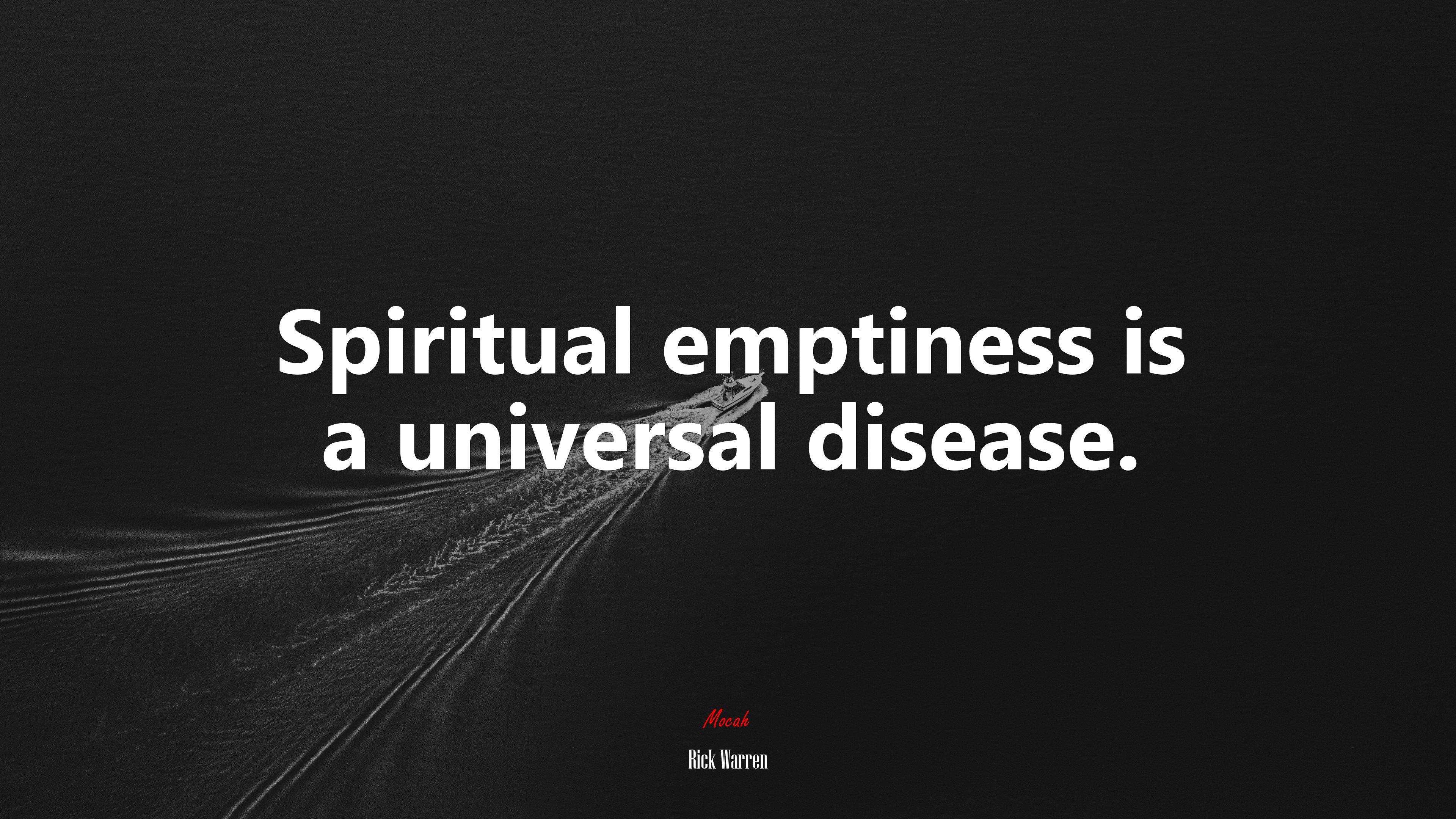 Spiritual Emptiness