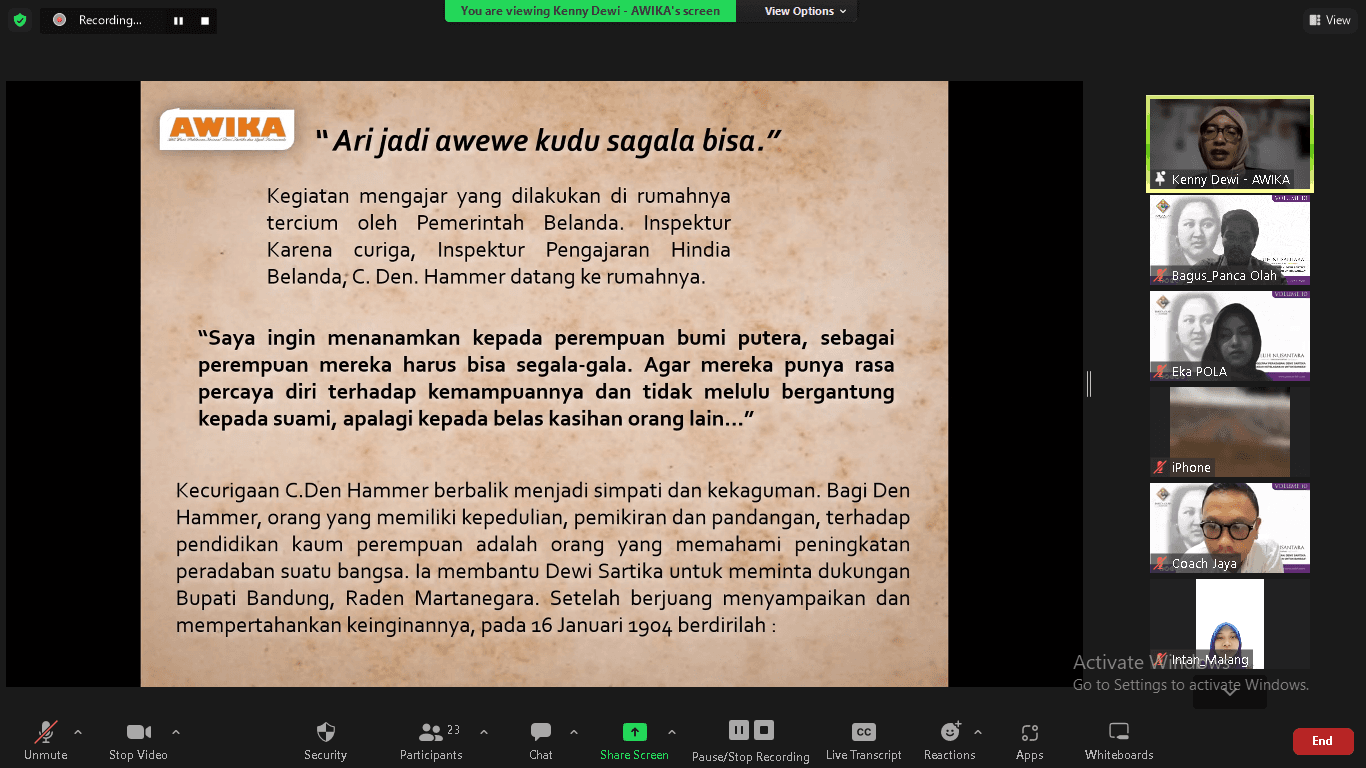 Suluh Nusantara Vol. 10: Raden Dewi Sartika 